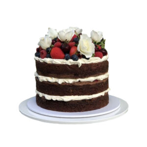 TORTA CON FRUTOS ROJOS