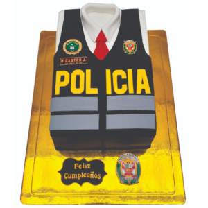 TORTA RECTANGULAR POLICIA